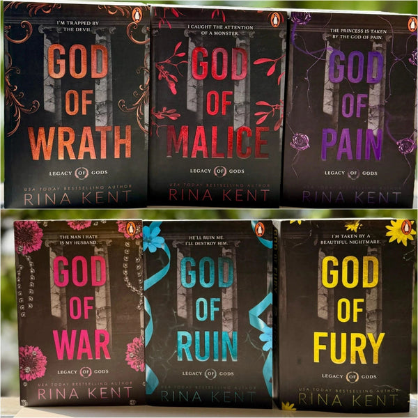 Legacy of Gods Series by Rina Kent — 6-Book Set (Brand New)