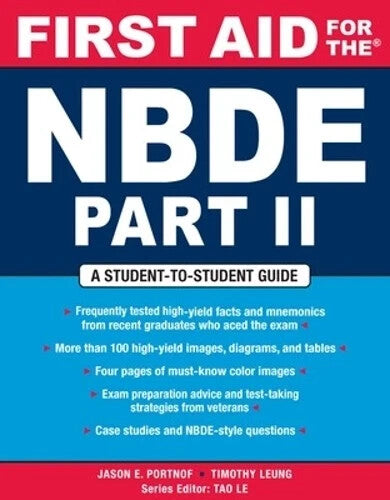 First Aid for the NBDE Part II by Jason E. Portnof — Paperback (Brand New)