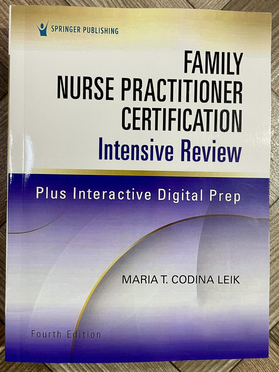 Family Nurse Practitioner Certification Intensive Review 4th Ed Without Code — Paperback (Brand New)