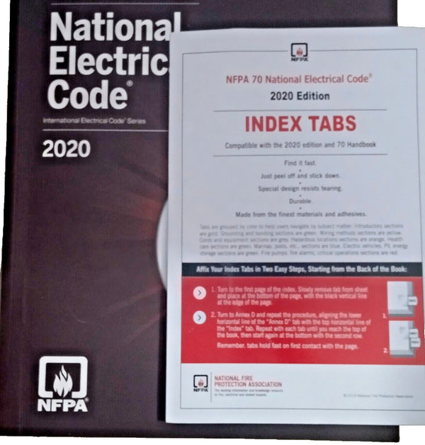 NFPA 70 NEC National Electrical Code 2020 With index tabs — Paperback (Brand New)