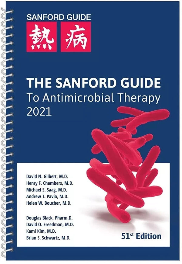 The Sanford Guide to Antimicrobial Therapy 2021 Spiral — Paperback (Brand New)
