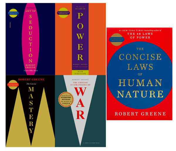 Perfect Books For Gift: Robert Greene 5 Books Set Concise Versions — Book Set (Brand New)