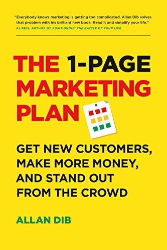The 1-Page Marketing Plan by Allan Dib — Paperback (Brand New)